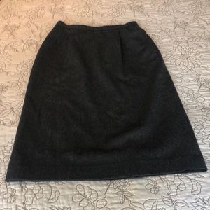 Vintage Pendleton Gray wool skirt Sz 8